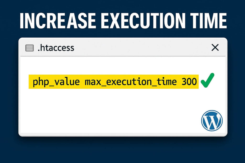 Editing htaccess to increase execution time and solve the elementor 500 error server.