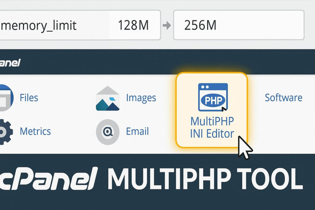 Using the MultiPHP INI Editor in cPanel to increase php memory limit godaddy.