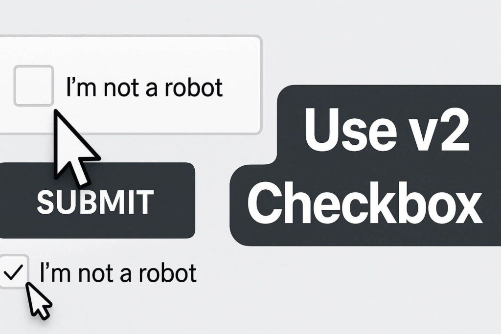 Switching to reCAPTCHA v2 checkbox as a reliable orange border fix.